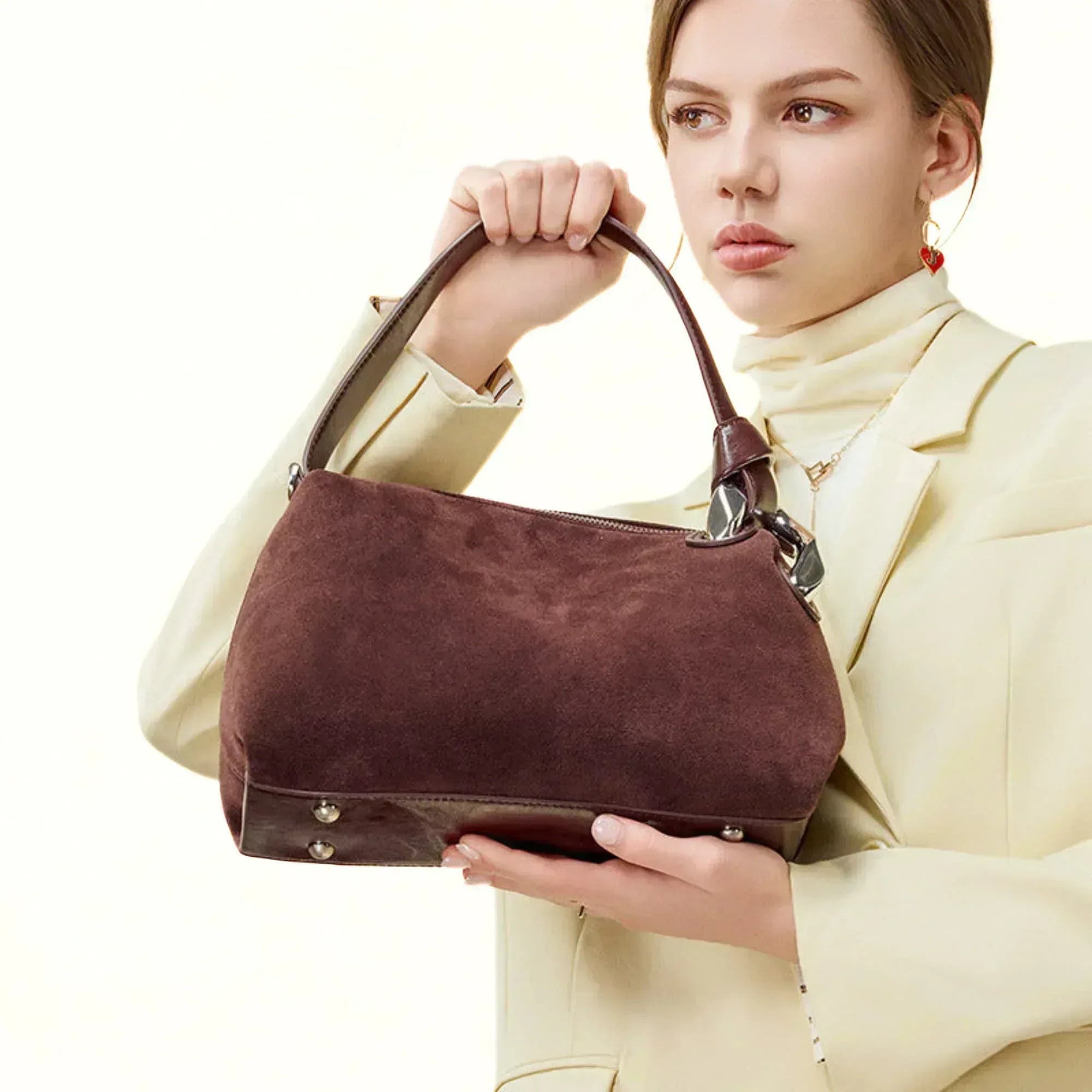 Leder Handtasche Damen Groß – Echtleder - LyneaAya