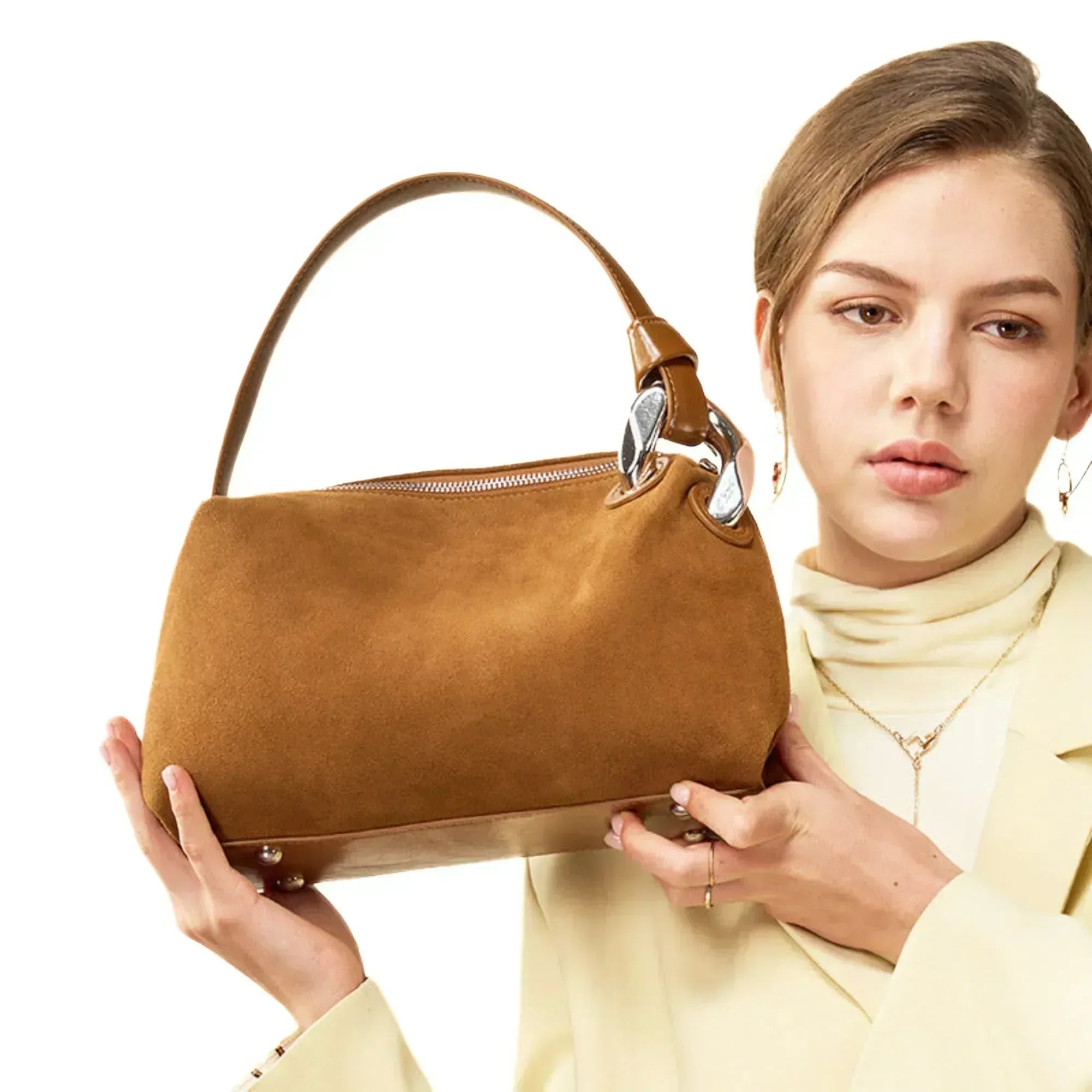 Leder Handtasche Damen Groß – Echtleder - LyneaAya