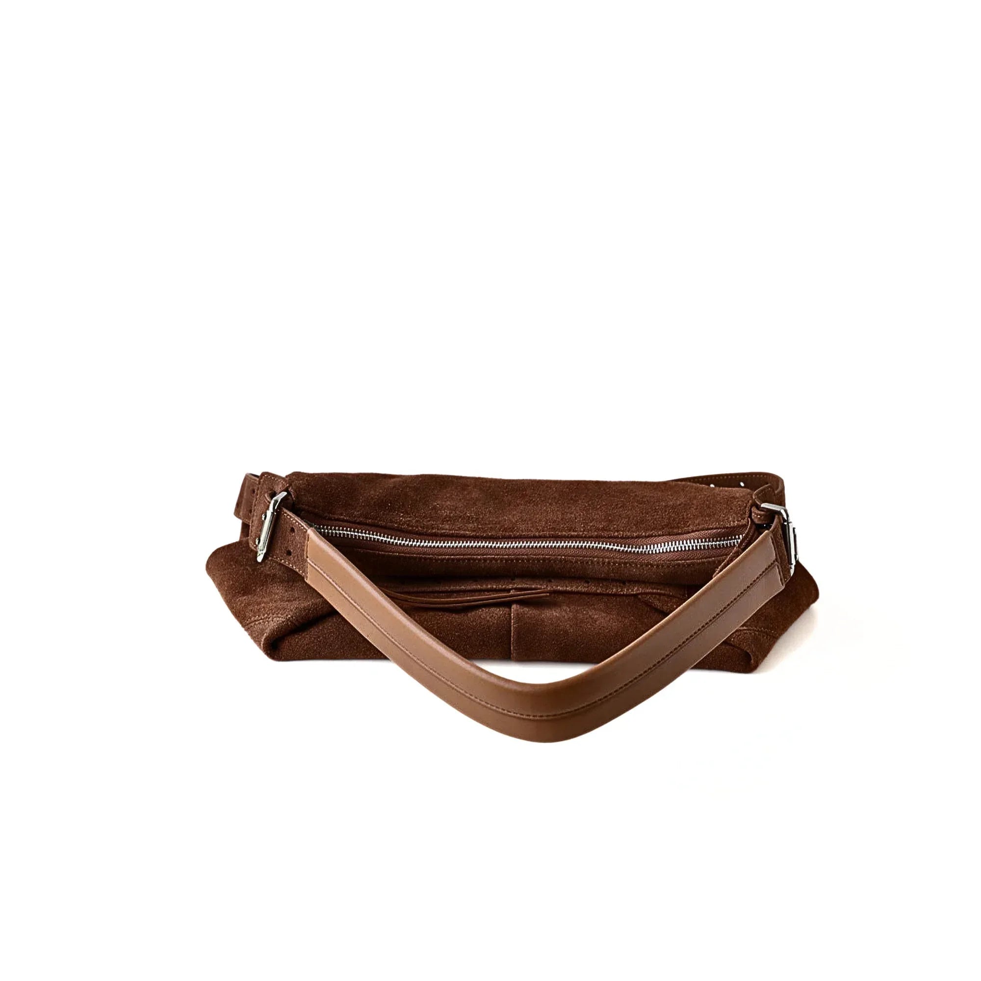 Wildleder Hobo Bag Damen – Elegante Schultertasche aus Echtleder - LyneaAya