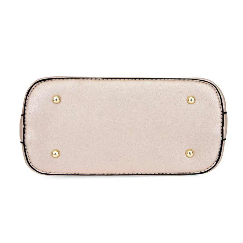 Glitzer Dome Handtasche mit Crossbody-Riemen - LyneaAya