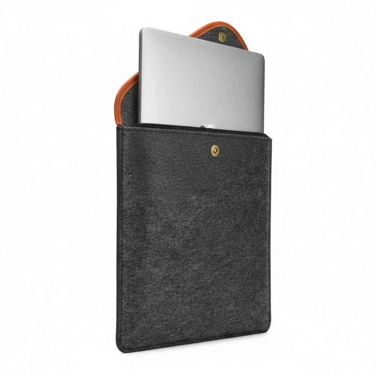 Laptophülle Filz Leder 14-15 Zoll | Notebook-Tasche - LyneaAya