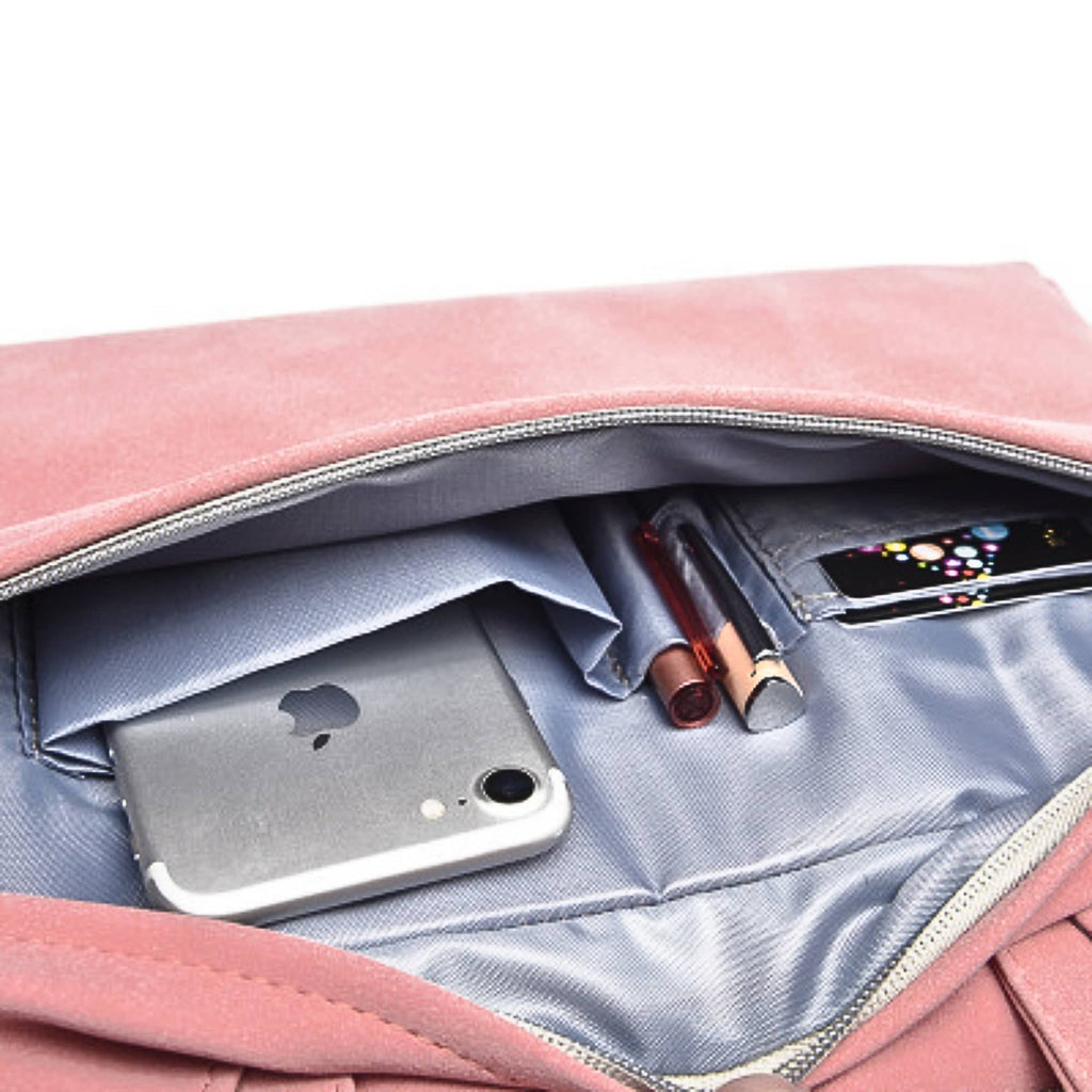 Laptoptasche Innenfächer mit Smartphone und Kosmetik organisiert