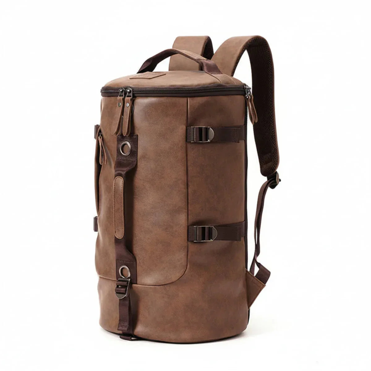 Lederrucksack Braun Vintage - Premium Reiserucksack Herren - LyneaAya