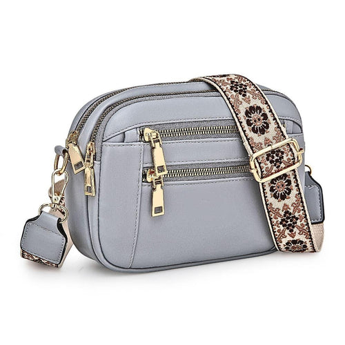 Crossbody Tasche Damen | Zweifarbig PU-Leder - LyneaAya