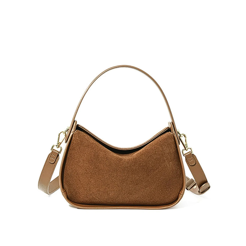 Wildleder Crossbody Bag – Luxus Handtasche - LyneaAya