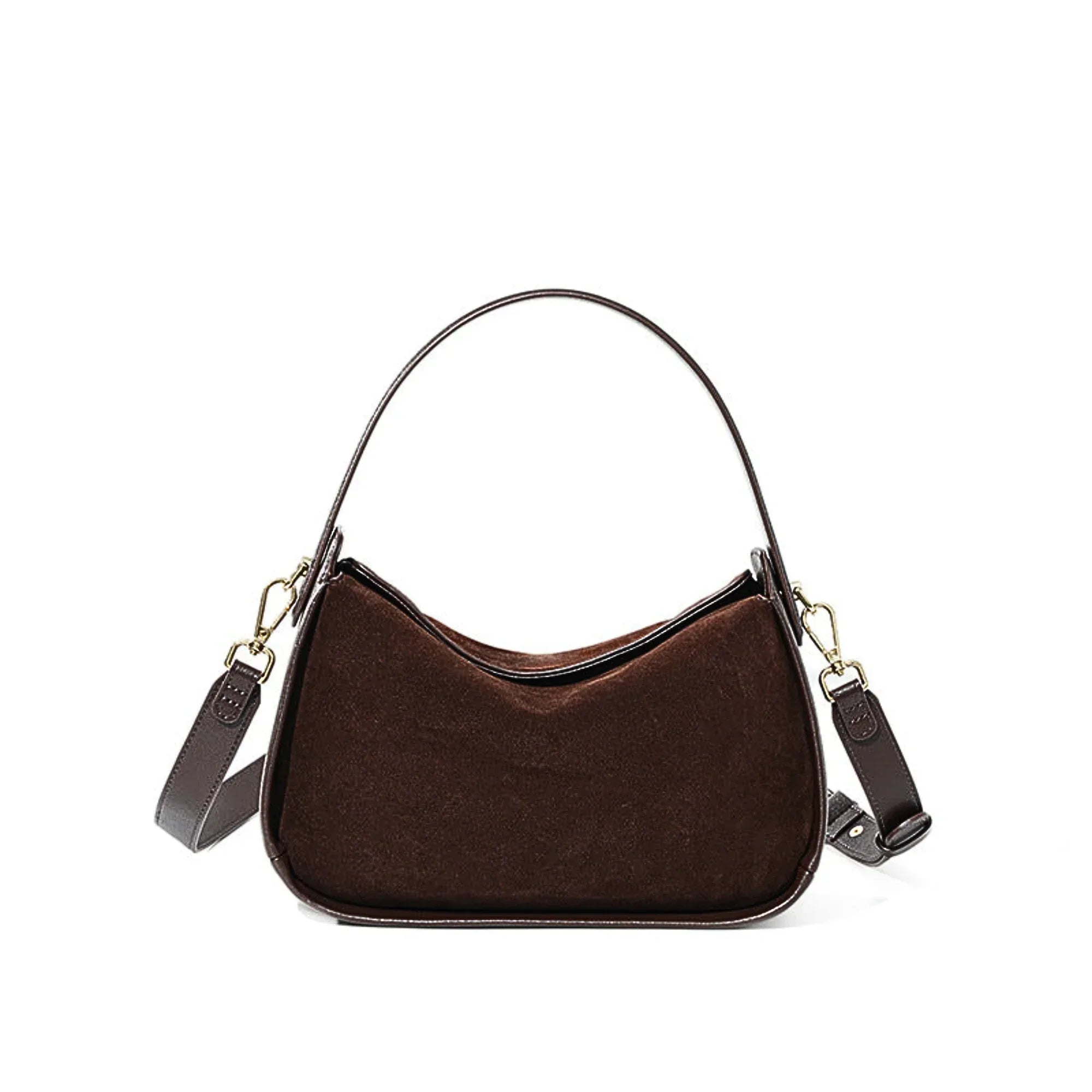 Wildleder Crossbody Bag – Luxus Handtasche - LyneaAya